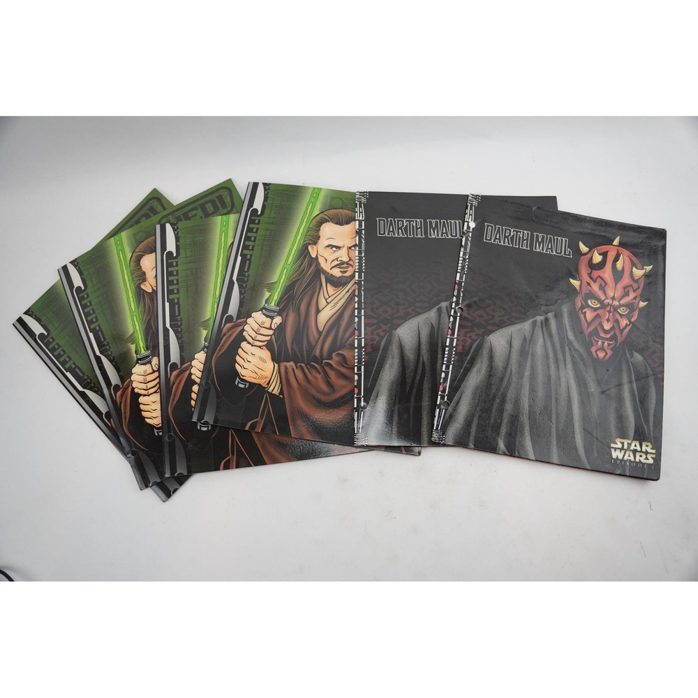 Lot of 6 Star Wars Episode 1 Phantom Menace Darth Maul Qui Gon Obi Wan